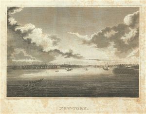 1828 Smith View of New York, New York