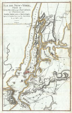 1807 Marshall Plan or Map of New York City: Manhattan, Brooklyn, Queens