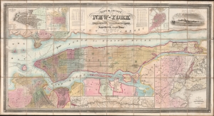 1853 Colton Large-Scale Map of New York City, Brooklyn, Williamsburg