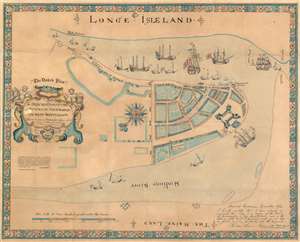 1664 Map of New York City or 'The Duke's Plan' (1859 Reissue)