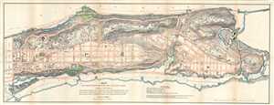 1870 Knapp Map of Northern Manhattan ( New York City ):  Harlem, Washington Heights, Inwood