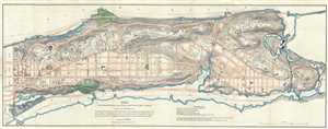 1870 Knapp Map of Northern Manhattan ( New York City )