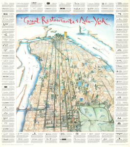 1985 Cober / Postermotions Promotional Pictorial View of New York City