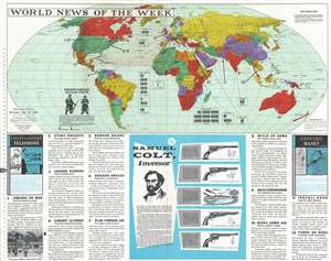 1958 News Map of the Week Map of the World