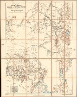 1898 British War Office Map of the Nile Valley