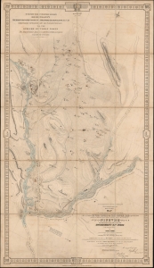 1855 Jones Archeological Map of Nineveh, Numrud, and Mosul, Iraq