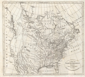 1806 Darton and Harvey Map of North America