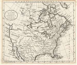 1785 Guthrie Map of North America