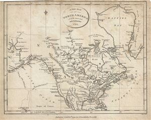 1794 Stockdale Map of North America