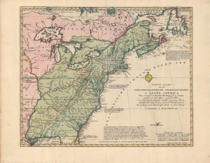 1755 Mitchell / Tirion Map of North America