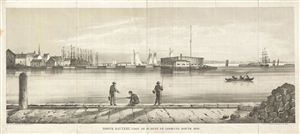 1820 Valentine View of North Battery, New York City
