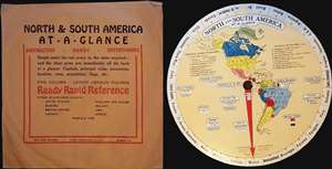 1931 International At-A-Glance Chart of North and South America