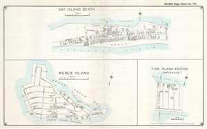 1915 Hyde Map of Oak Beach and Lonelyville, New York