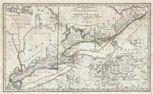 1820 David Smith and Franz Pluth Map of Ontario, Canada