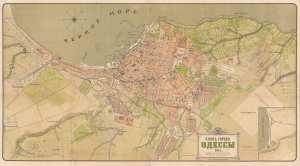 1912 V. Til Map of Odessa, Ukraine