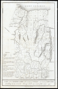 1849 R. H. Pease map of the Western Finger Lakes Region of New York State