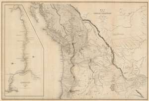 1841 Wilkes Map of the Oregon Territory / Vancouver, British Columbia