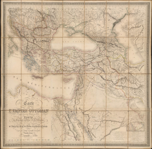 1864 Noel / Vivien Massive Case Map of the Ottoman Empire