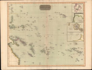 1817 Thomson Map of the South Pacific and Polynesia