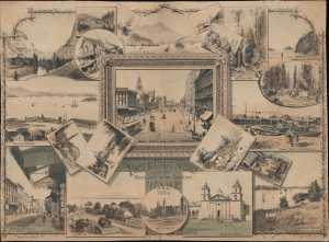 1884 Jorgensen Vignettes of California, 'Pacific Coast Scenes'