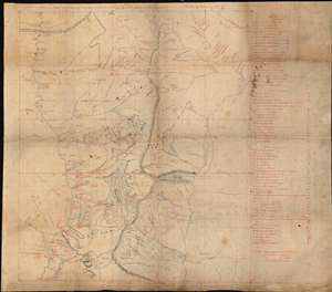 1870 Manuscript Map of the War of the Triple Alliance