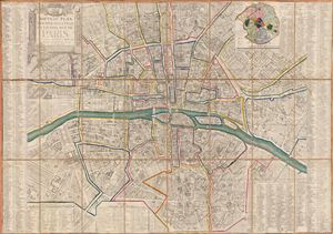 1791 Esnauts and Rapilly Map of Paris, France
