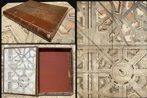 1900 Manuscript CIvil Engineering Game Illustrating Paris Traffic Problems