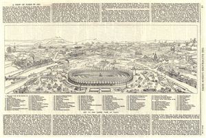 1867 London Illustrated News View of Paris, France
