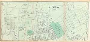 1873 Beers Map of Part of Flushing, Queens, New York City