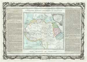 1786 Desnos and de la Tour Map of Egypt, West Africa and the Barbary Coast
