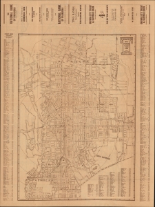 1915 Thurston Map of Pasadena, California and Environs