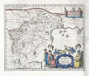 1655 / 1662 Martinus Martini / Joan Blaeu Map of Peking
