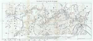 1924 Fei Shi Route Map of the Beijing - Baotou Railway, China