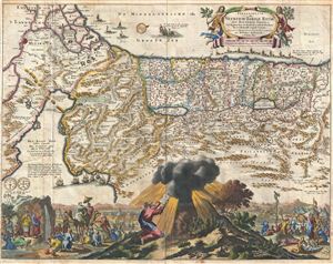 1702 Stoopendaal Map of Israel, Palestine or the Holy Land