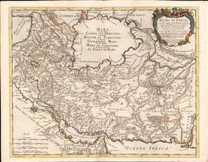 1679 Cantelli / De Rossi Map of Ancient Persia
