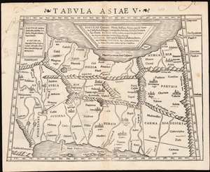 1542 Ptolemaic Map of Persia (Iraq and Iran)