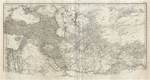 1786 Schraembl and Anville Map of Persia (Iran, Iraq, Afghanistan)