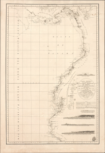 1800 Desposito Hidrgrafico Chart of the Coast of Peru and Southern Panama