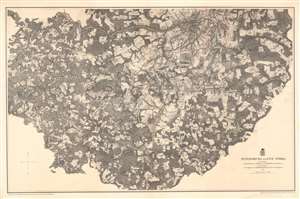 1867 Weyss Map of the American Civil War Siege of Petersburg, Virginia