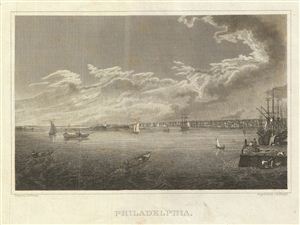 1828 Smith View of Philadelphia, Pennsylvania