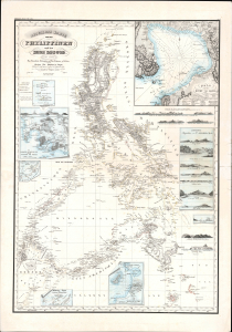 1832 Berghaus 'Atlas von Asia' Map of the Philippines
