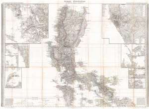 1849 Coello Map of the Philippines (Luzon, Mindoro)