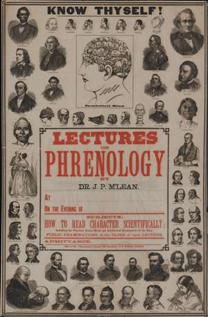 1870 S. R. Wells and M'Lean Phrenology Broadsheet Poster