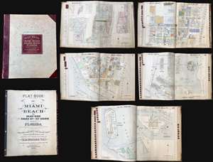 1952 Hopkins Plat Atlas of Miami Beach, Florida