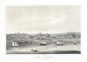 1851 Bufford / Barry View of Plymouth, Massachusetts