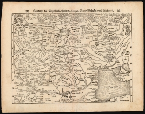1540 / 1564 Munster Map of Poland and Hungary