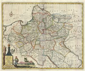 1747 Bowen Map of Poland and Lithuania
