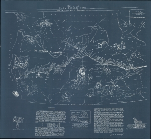 1935 Harrington Map of the Pony Express Route