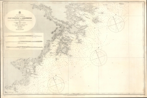 1901 British Admiralty Nautical Chart of Southeastern Nova Scotia (Port Medway to Lunenburg)