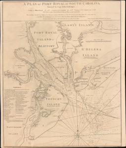 1794 Laurie and Whittle Nautical Map of Port Royal, South Carolina: Beaufort, Hilton Head